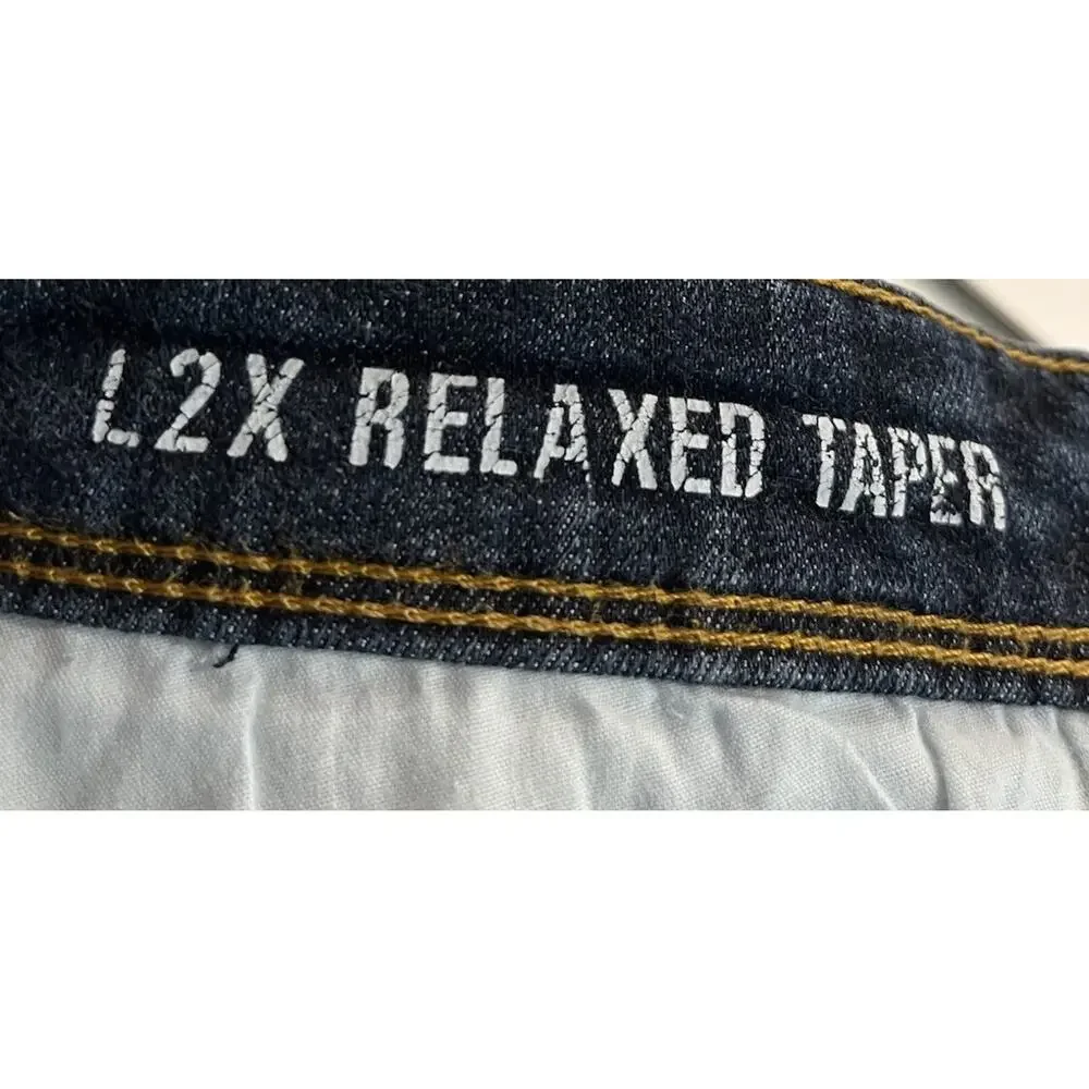 Du/er Blue Stay Dry Fireside Denim L2X Relaxed Taper Men's‎ Jeans Size 40 x 30